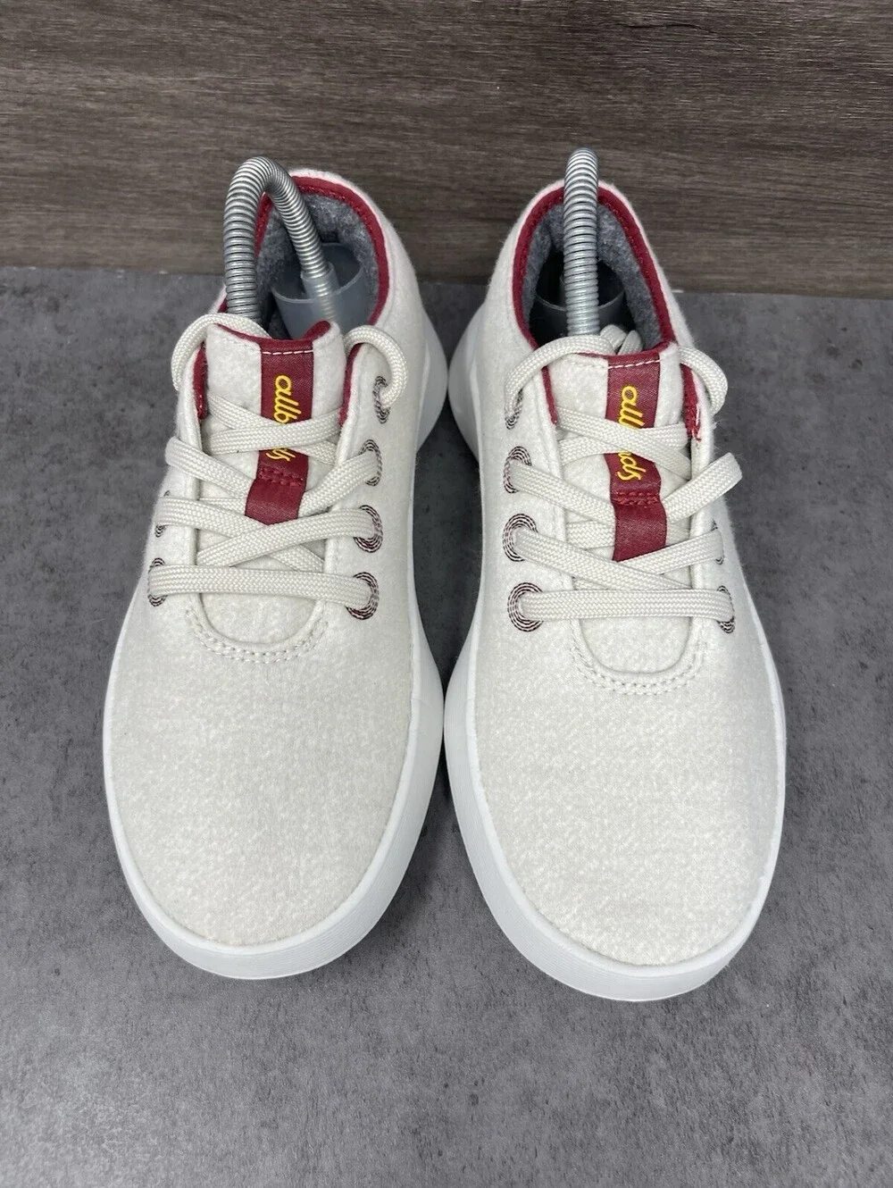 Allbirds Tree Dasher Relay Size 7.5 Womens Slip On Running Walking Shoes Cream